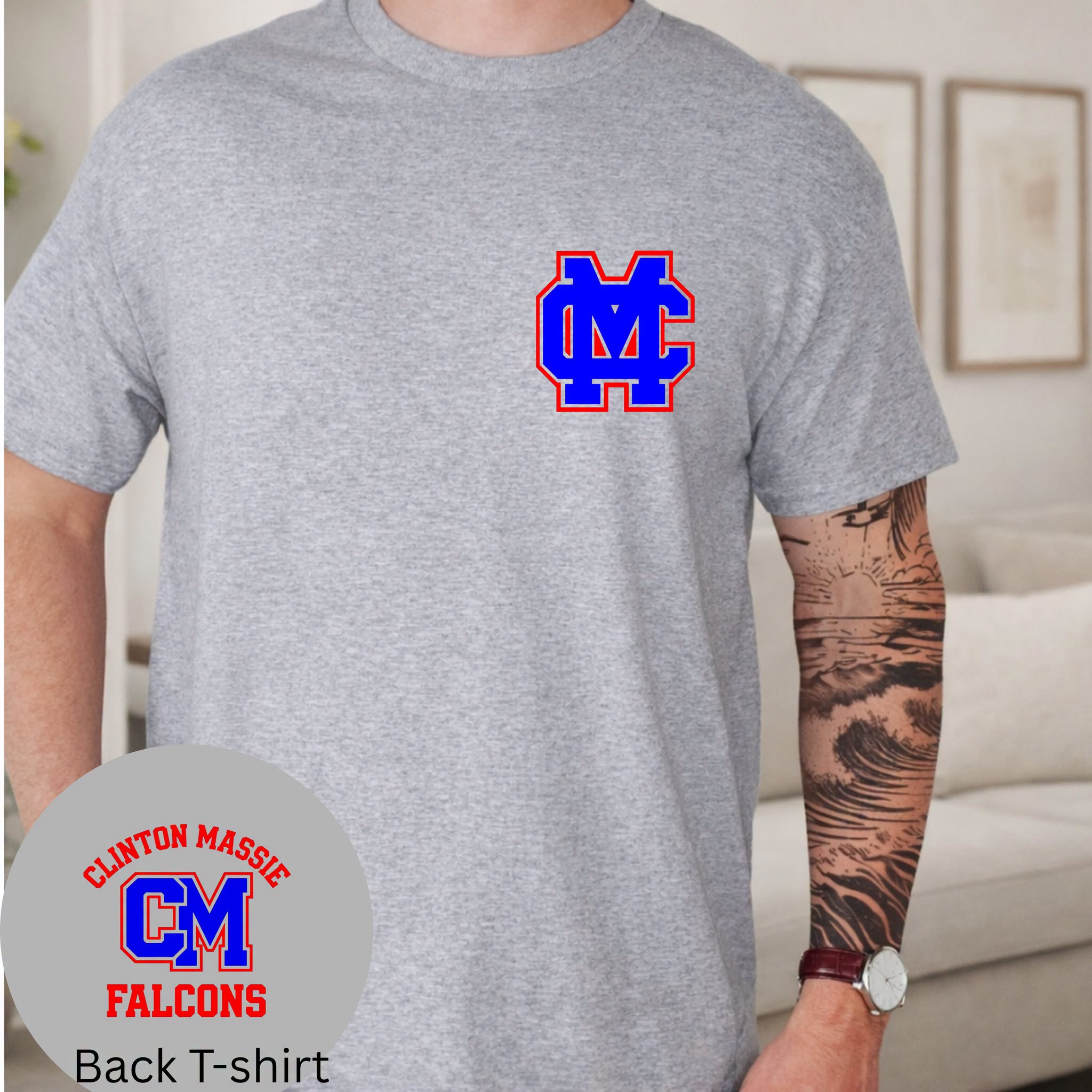 Clinton Massie CM Monogram T-Shirt