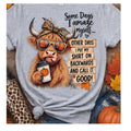 Some Days I Amaze Myself Highland Cow T-Shirt