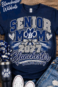 Blanchester Wildcats Senior Mom 2027 T-Shirt