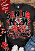 East Clinton Astros Senior Mom 2027 T-Shirt