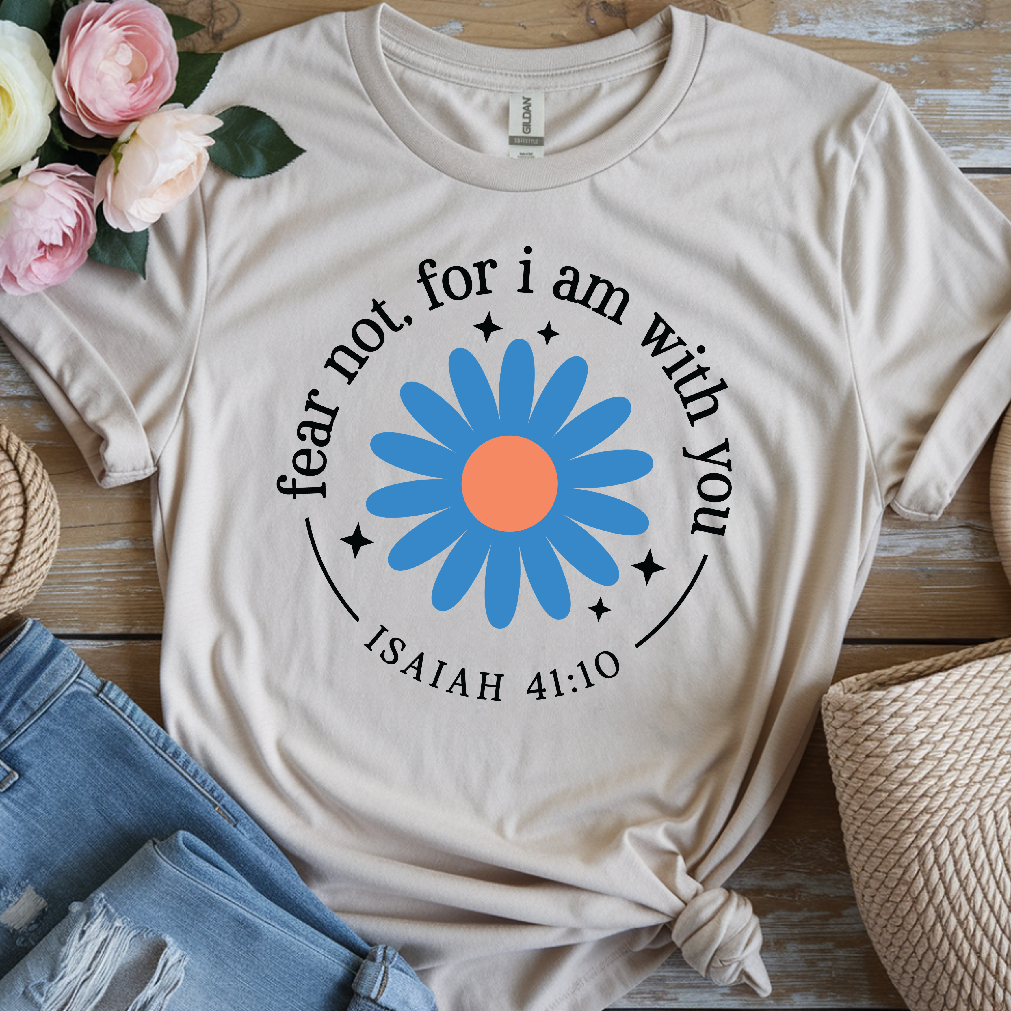Fear Not, For I Am With You Tee — Isaiah 41:10