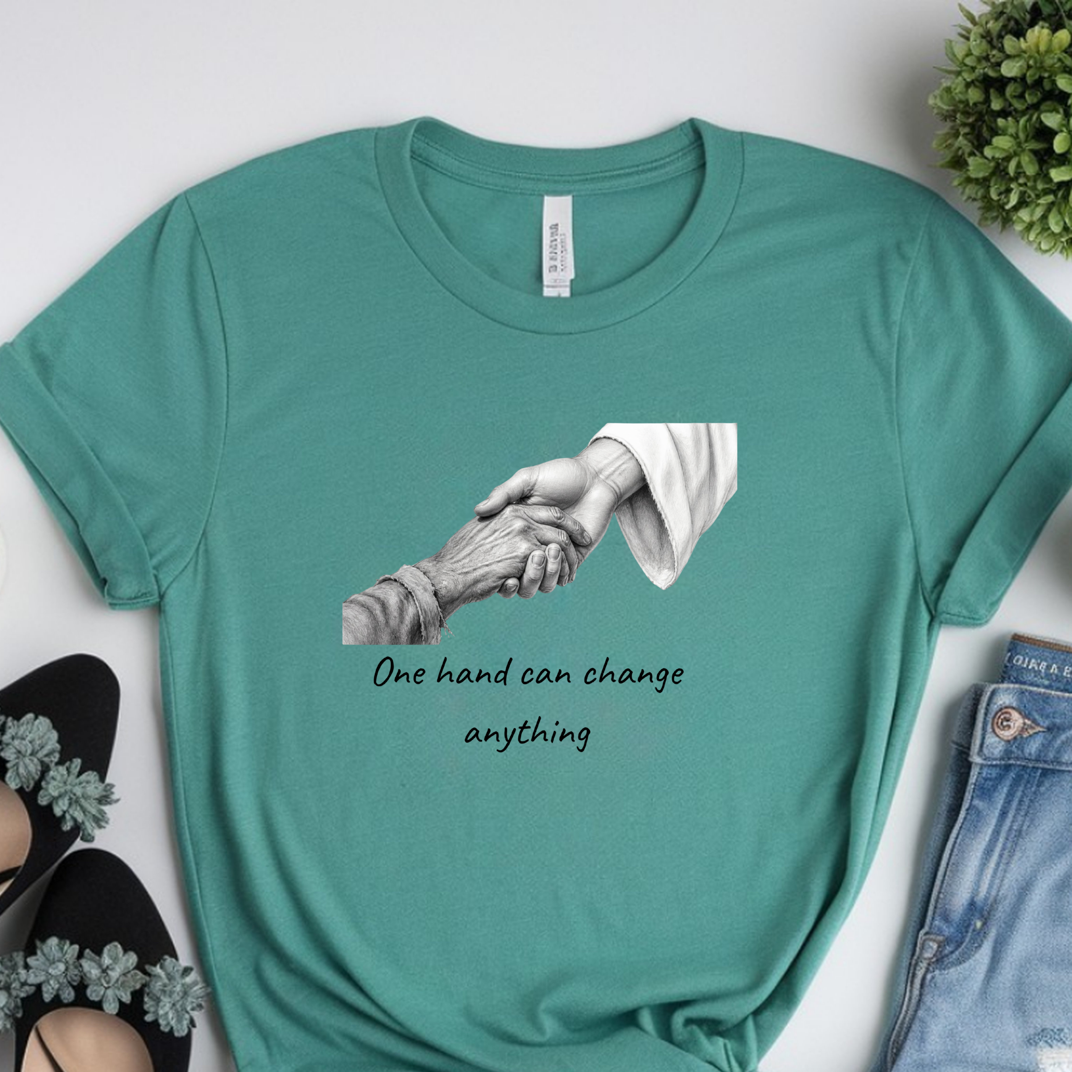 One Hand Can Change Anything T-Shirt