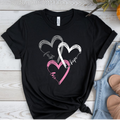 Faith Hope Love Hearts T-Shirt